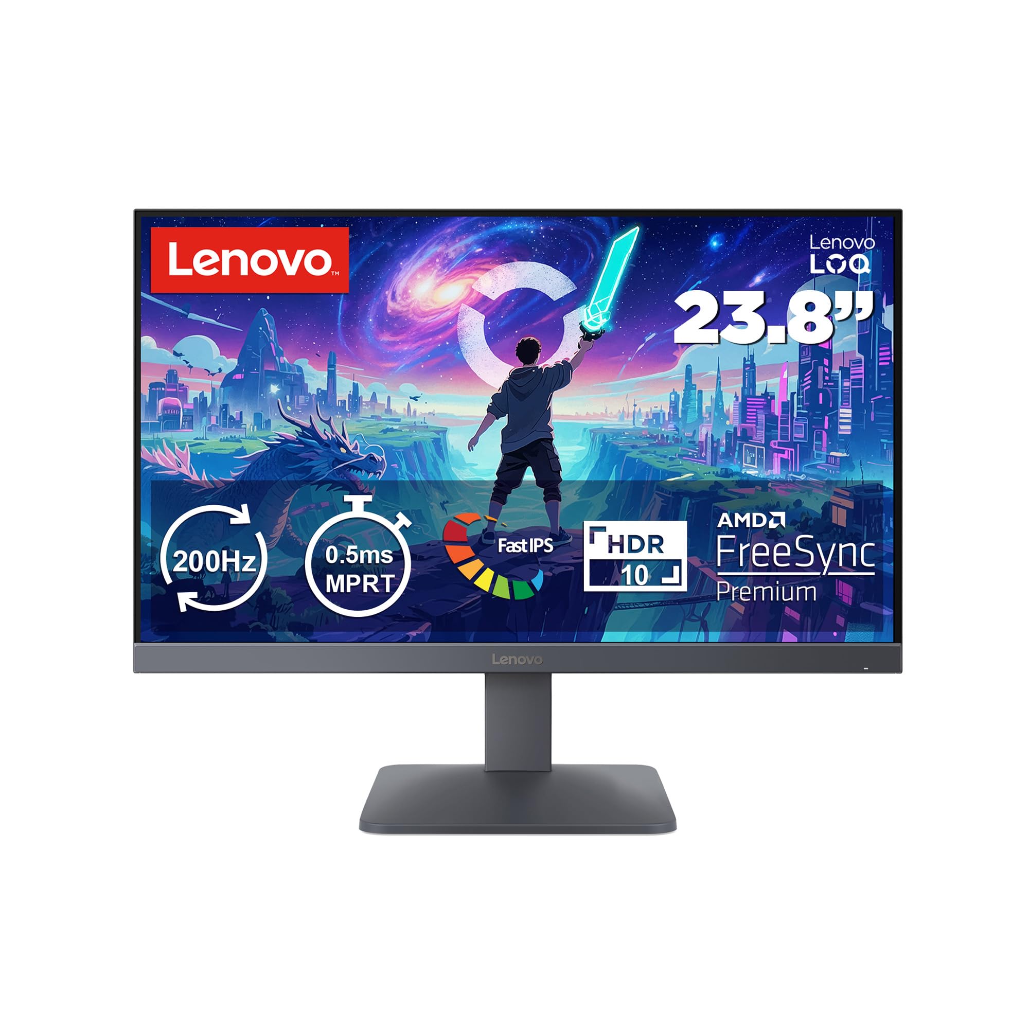Amazon.com: Lenovo LOQ 24–10 Monitor – Gaming Monitor – 23.8