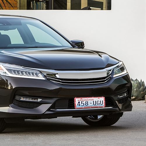 Miniatura 6 de SHARE&CARE Marco de matrícula brillante, cubierta de matrícula de cristal, soporte para placa de automóvil con diamantes de imitación de cristal,