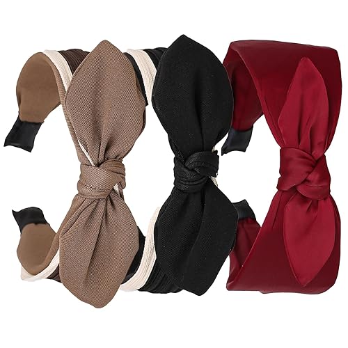 Diademas de lazo anudado para mujer, diadema de nudo a la moda, diademas anchas para mujer, diademas elásticas de moda, lindas bandas para el