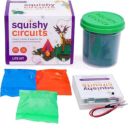 Miniatura 25 de Squishy Circuits Kit estándar – Explora circuitos eléctricos con masa de juego – Kits de ciencia STEM para niños de 8 a 12 años – Diversión