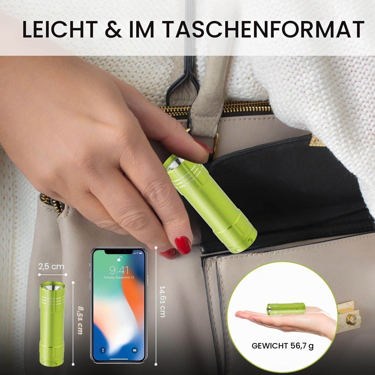 KunHe 6 Stück Mini Taschenlampe Set – Kleine Taschenlampe für Mädchen Jungs Kinder mit 18 AAA Batterien mit Schlüsselband – Ideal als Mitbringsel Party Geschenke Kindergeburtstag Camping Gastgeschenke
