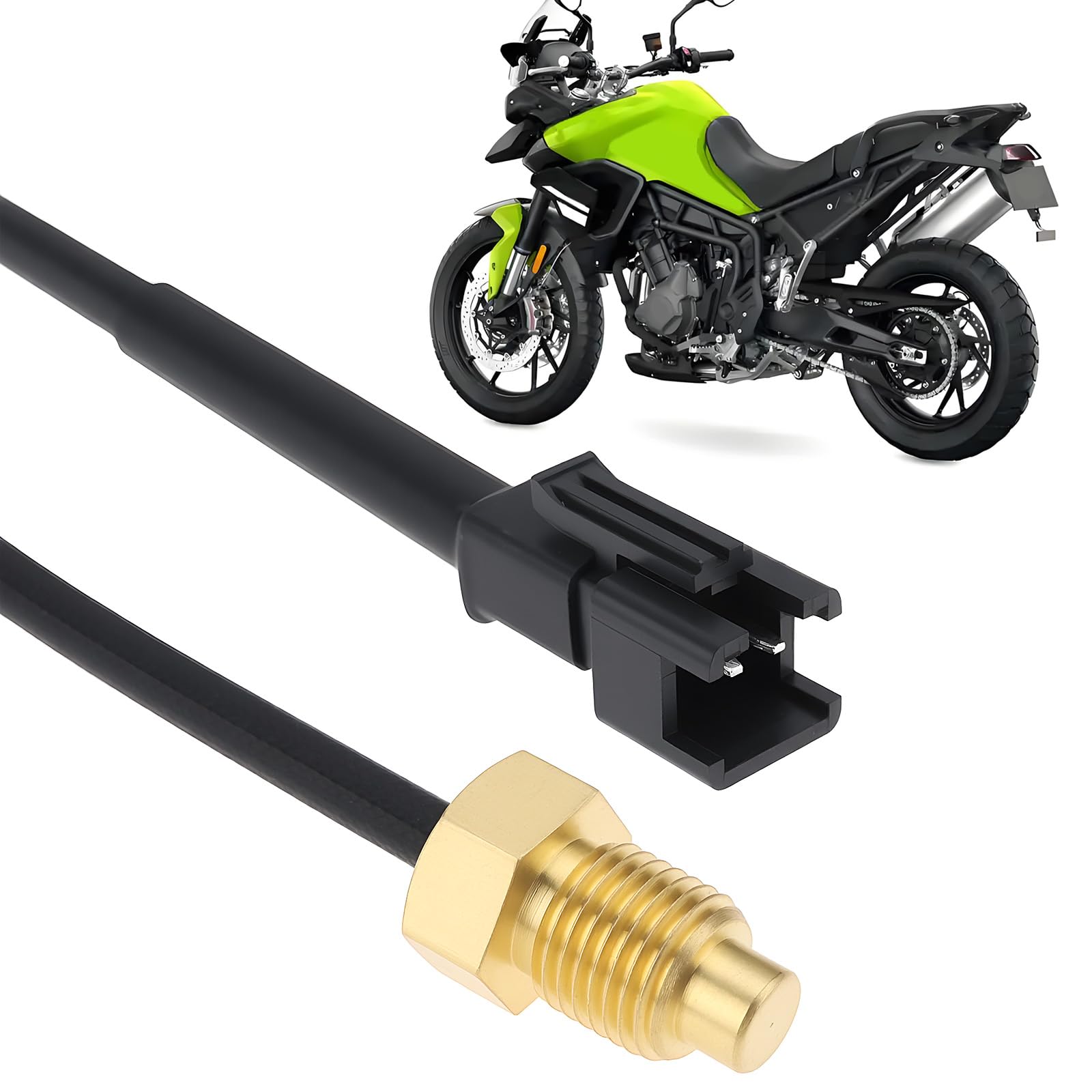 Cavo Sensore Misuratore Temperatura Acqua 2PIN Per Motocicletta M10x1mm Compatibile Con KOSO Misuratore Temperatura Acqua