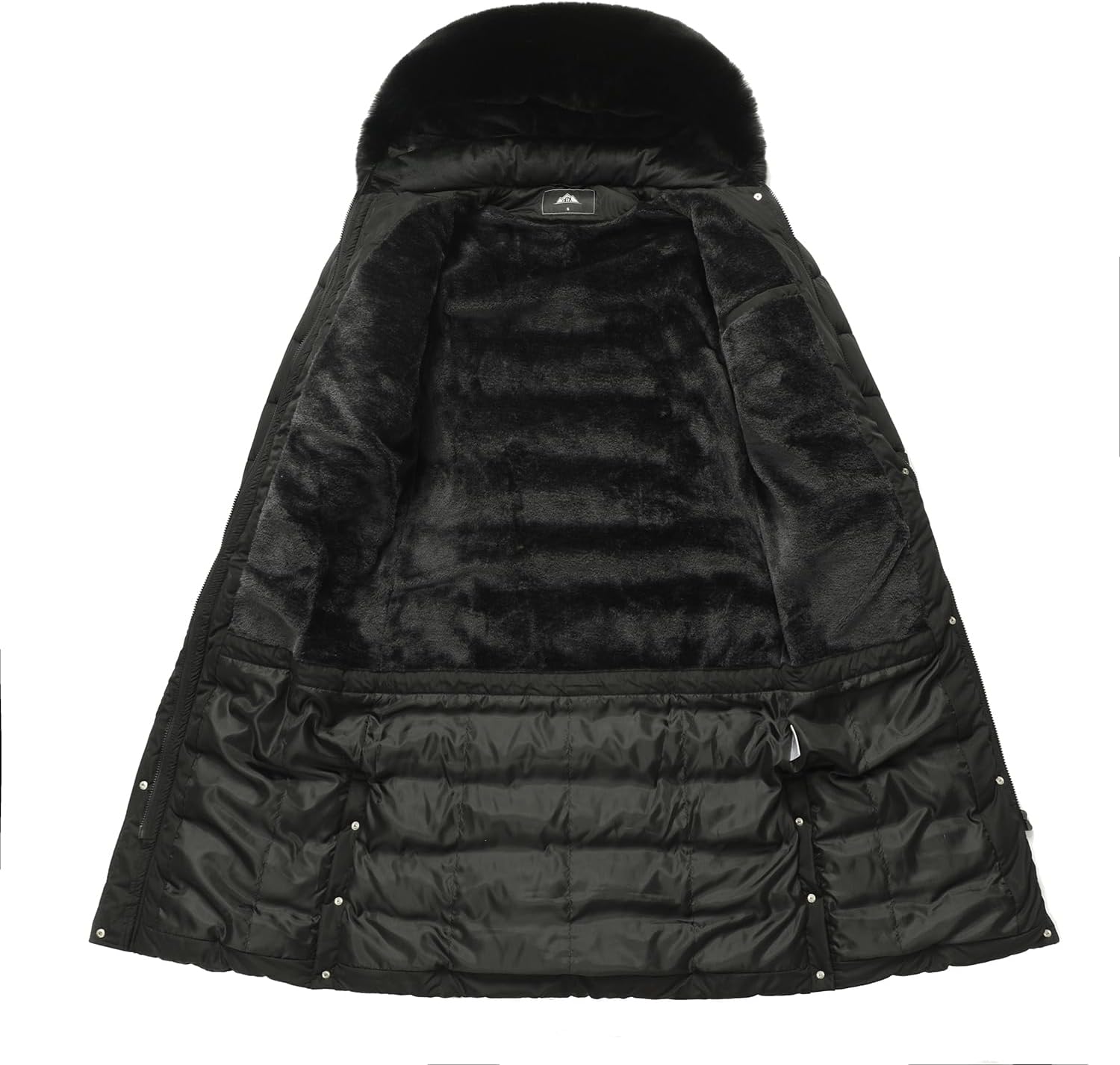 MOERDENG Women’s Waterproof Long Winter Coat Thickened Down Alternative Jacket Warm Puffer Jacket Parka