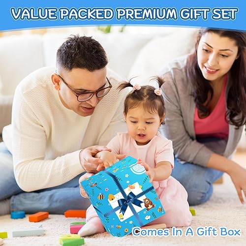 Miniatura 7 de Cubo de actividades de madera  Juguetes Montessori para niños pequeños de 1, 2 y 3 años, regalo de primer cumpleaños de un año, juguetes educativos