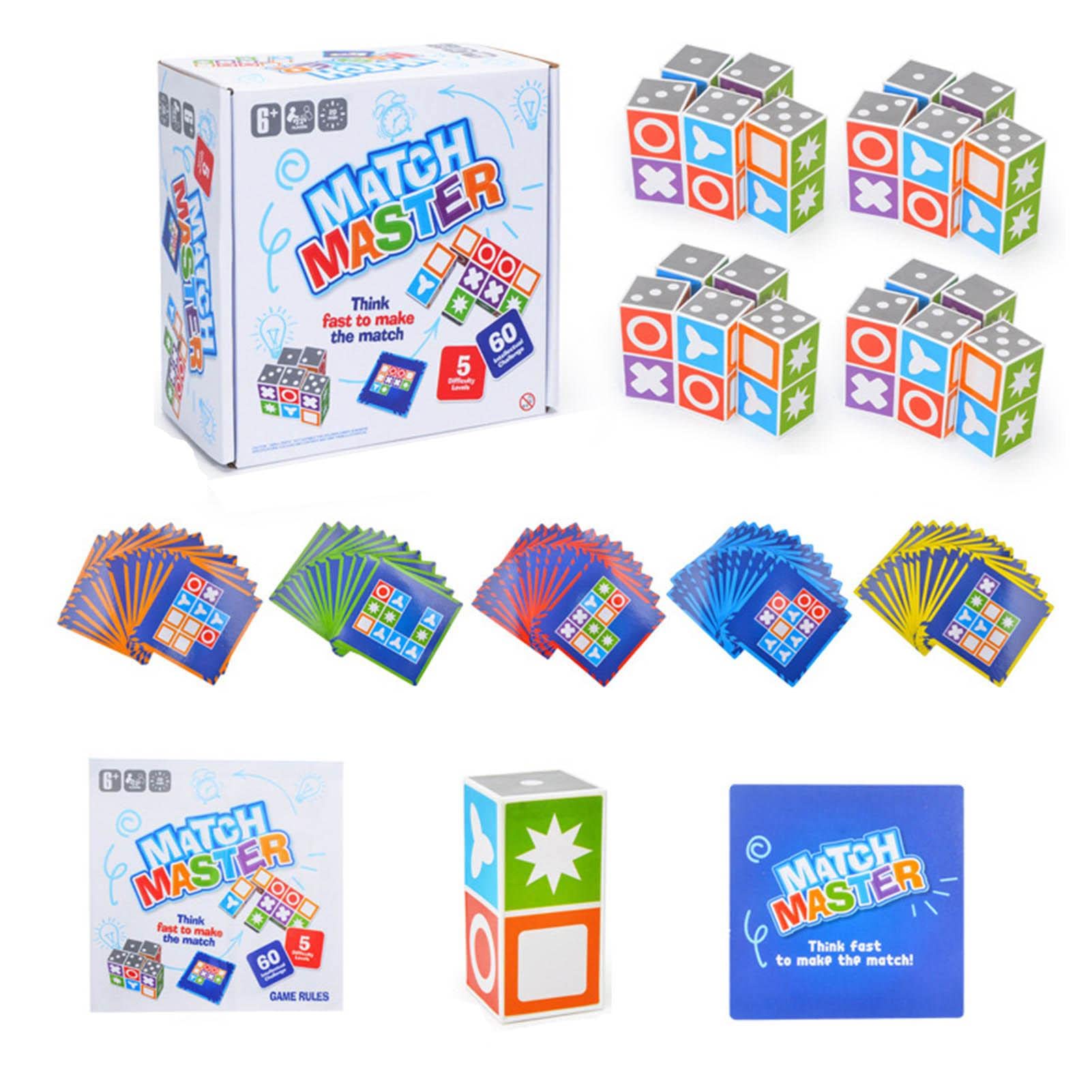 Buy ornithologist Puzzle Building Cubes Game, Matching Game Puzzle