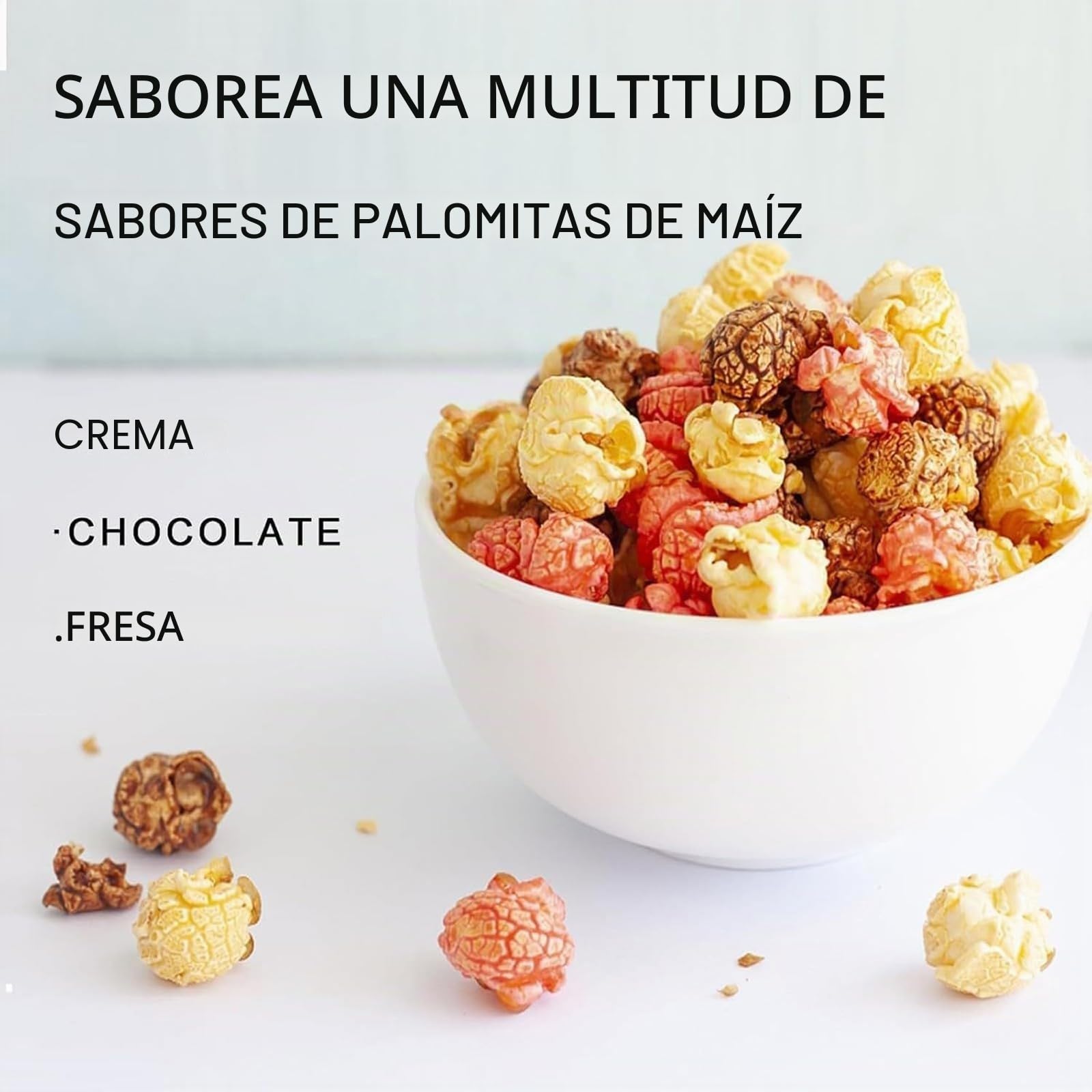 MáQuina Palomitas MaíZ China, MáQuina Palomitas MaíZ Manual Alta PresióN, MáQuina para Hacer Arroz Inflado, MáQuina Palomitas MaíZ para Cocina(260ml)