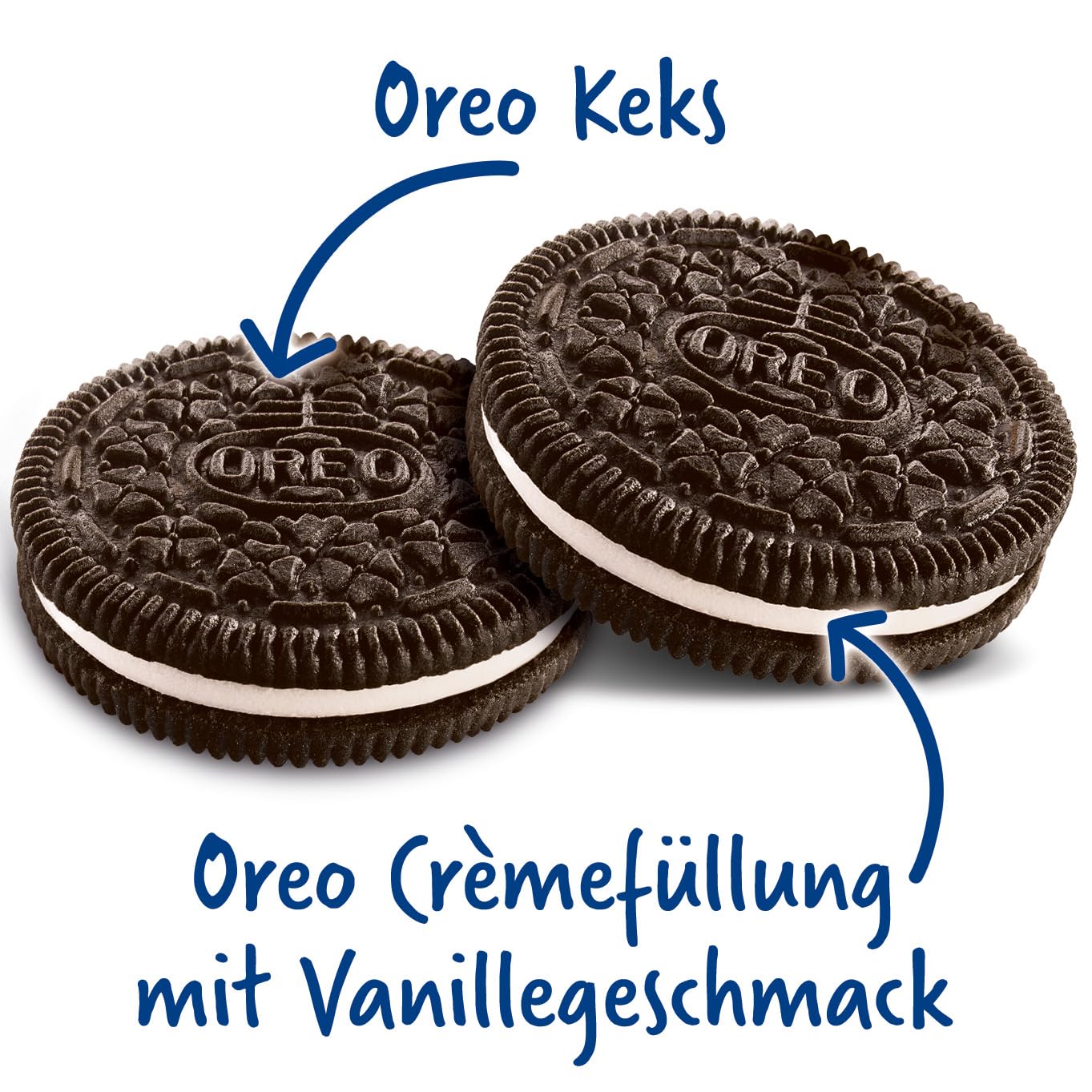 OREO Original – 12 x 176 g – Knuspriger Kakaokeks mit leckerer Crèmefüllung mit Vanillegeschmack