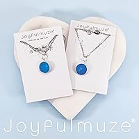 Vista 153 de Round Pendant Necklace, Natural Gemstones, Labradorite, Rainbow Moonstone, Crystal, Rose Quartz, Amethyst, Citrine, Sterling Silver, Handmade