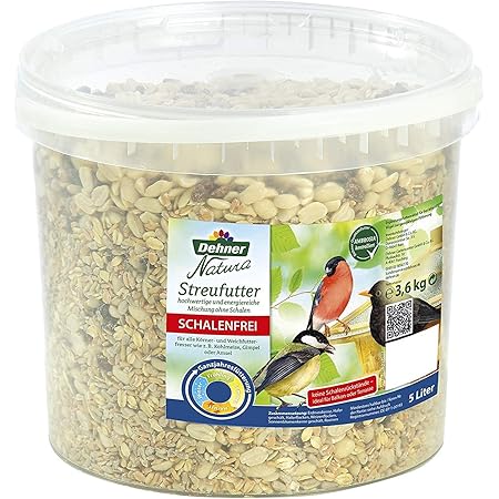 Dehner Natura Wildvogelfutter, schalenfreies Streufutter