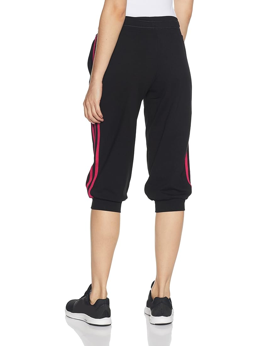 CAPRI RIB PANTS ブラック　1サイズ PZJILL Casual Capri Pants in black beauty cotton | Pulz Jeans