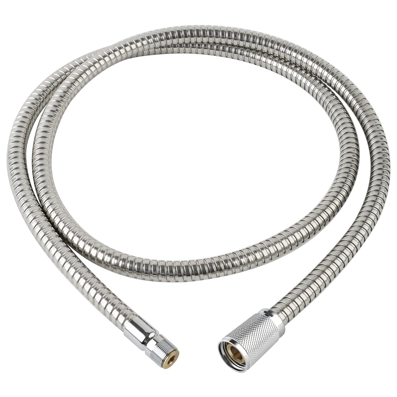 46092000 Tuyau de pulvérisation extractible pour robinets de cuisine Grohe - 140 cm - Tuyau de rechange pour robinet de cuisine Alira et Ladylux et Euro Plus - Finition chromée