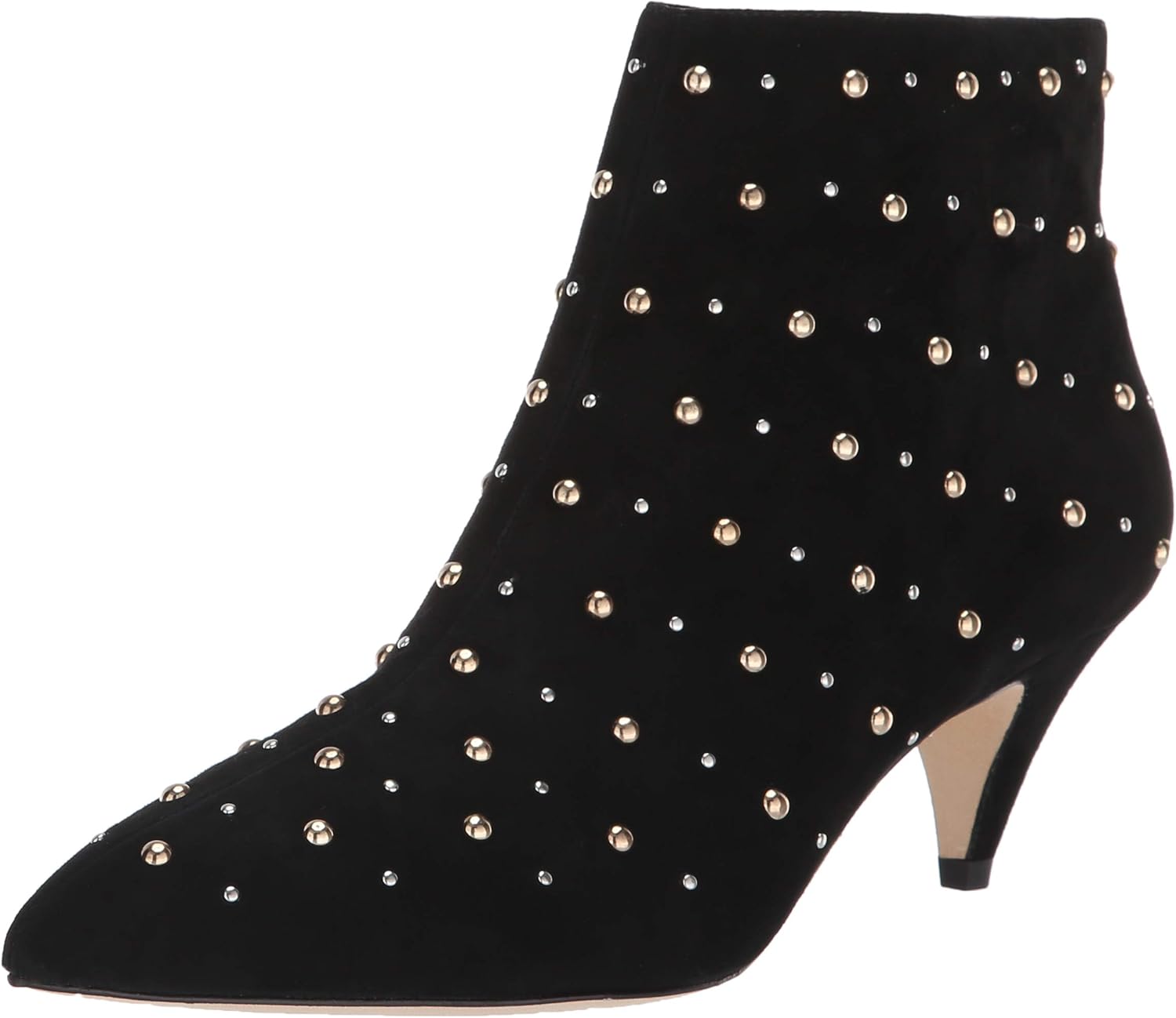 Kate Spade New York Women's Starr Ankle Boot, Black Kid Suede, 9 M US