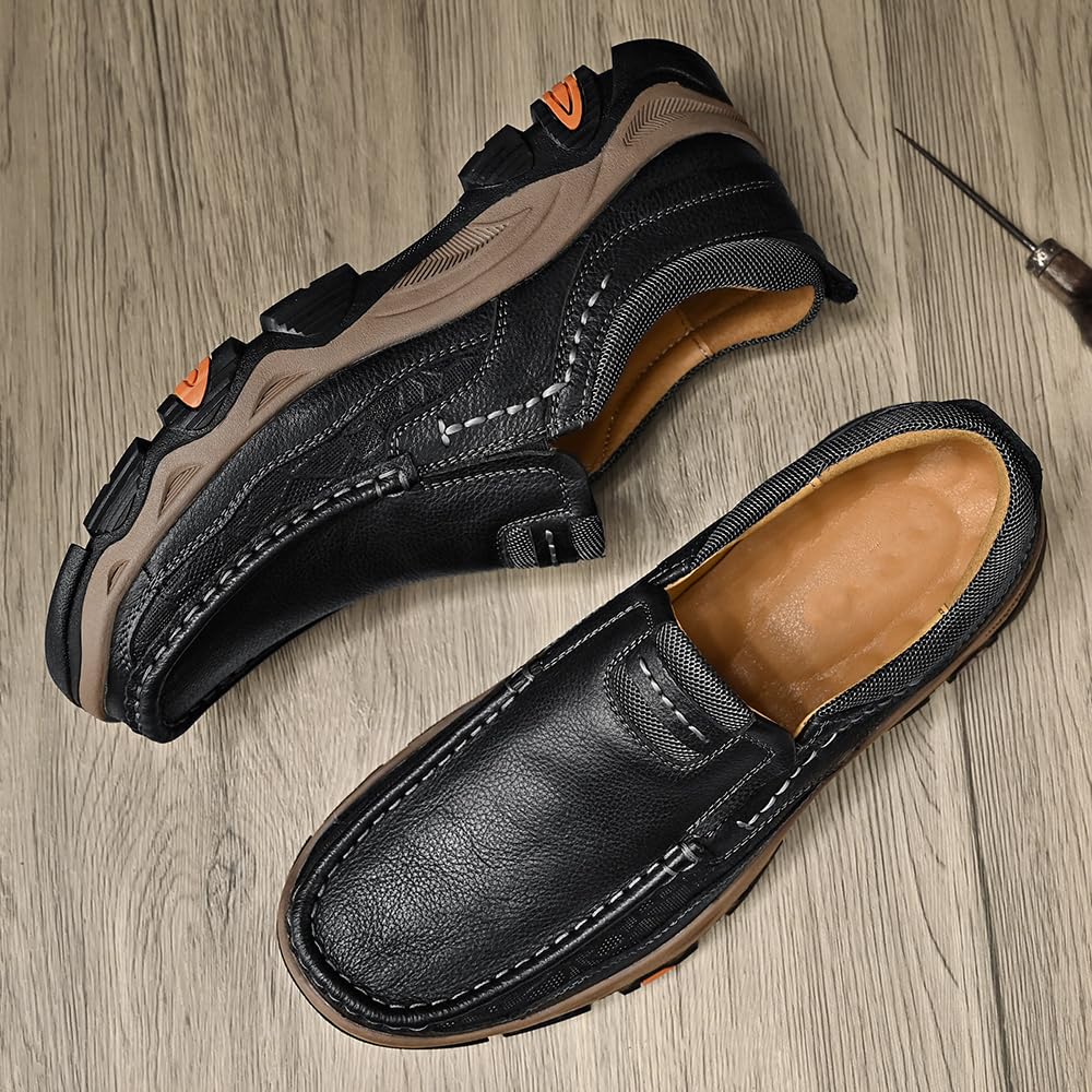 MEIION Jackson - Orthopädische Schuhe für Männer Laufschuhe Herren Trainer Atmungsaktive Trainingsschuhe Joggingschuhe Weiche Dicke Sohle Bequeme Leichte Turnschuhe
