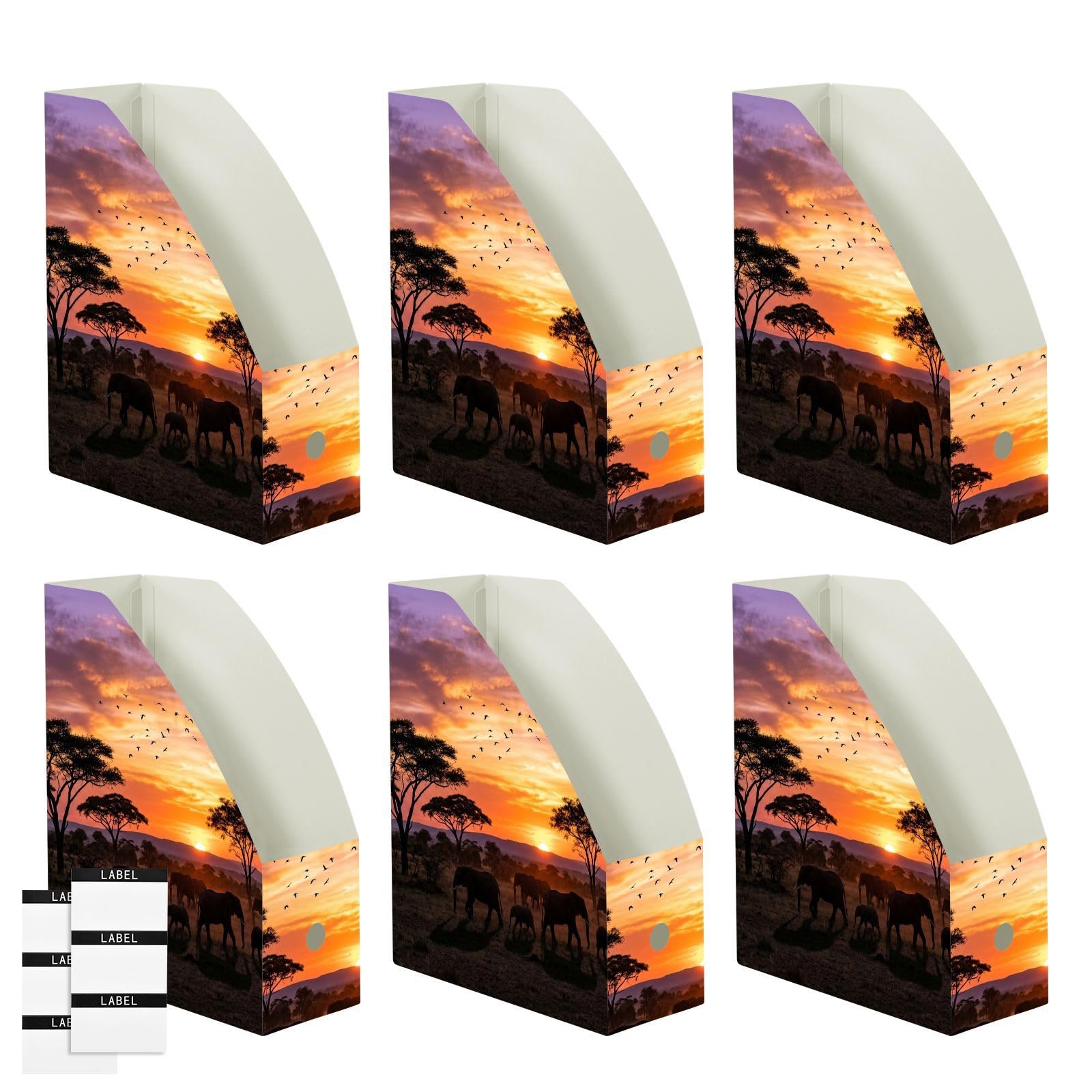 Organizzatore di file viola dell'albero classico in plastica PP