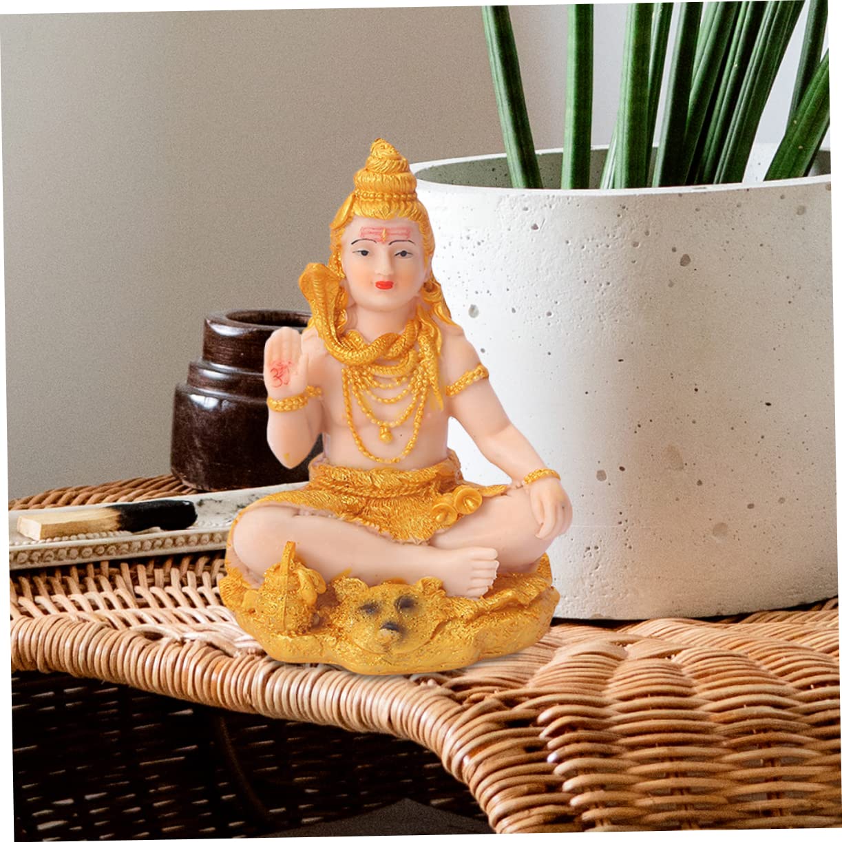 木製ヒンズー教神25センチ 仏像 ヒンズー教 シヴァ神 Amazon.co.jp