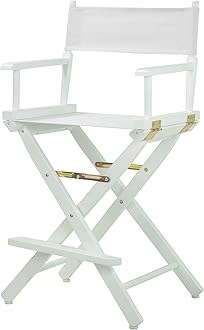 24-Inch , White Frame/White Canvas : Casual Home Frame Canvas Director Chair, 24", White