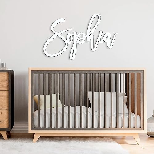 Miniatura 2 de Letrero de madera personalizado con nombre para pared de guardería Letras de pared personalizadas con nombre de bebé para decoración de habitación