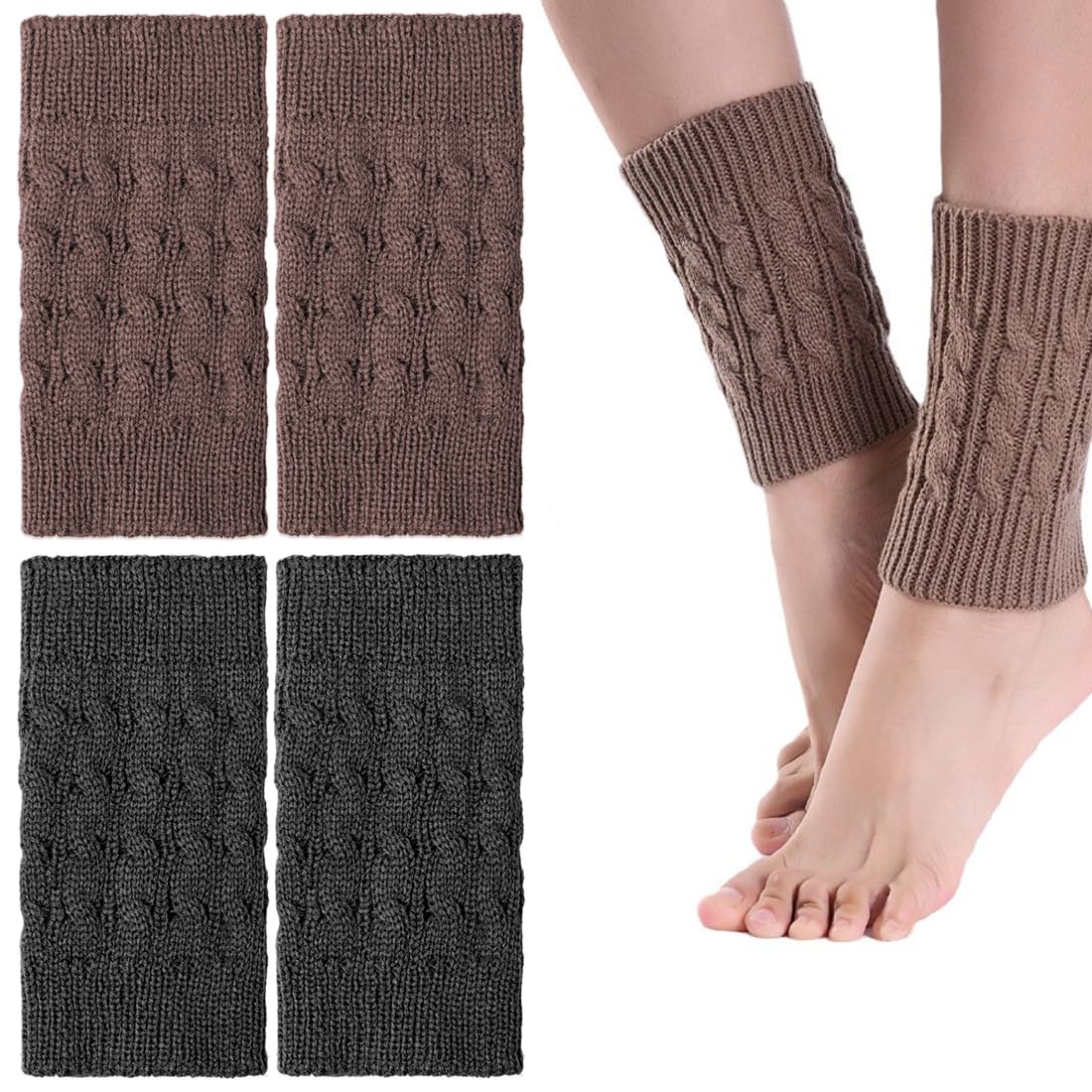 Guêtres Femme Cachemire Vieux Rose Fabrication Italienne Ref : FILGU01 ROSE