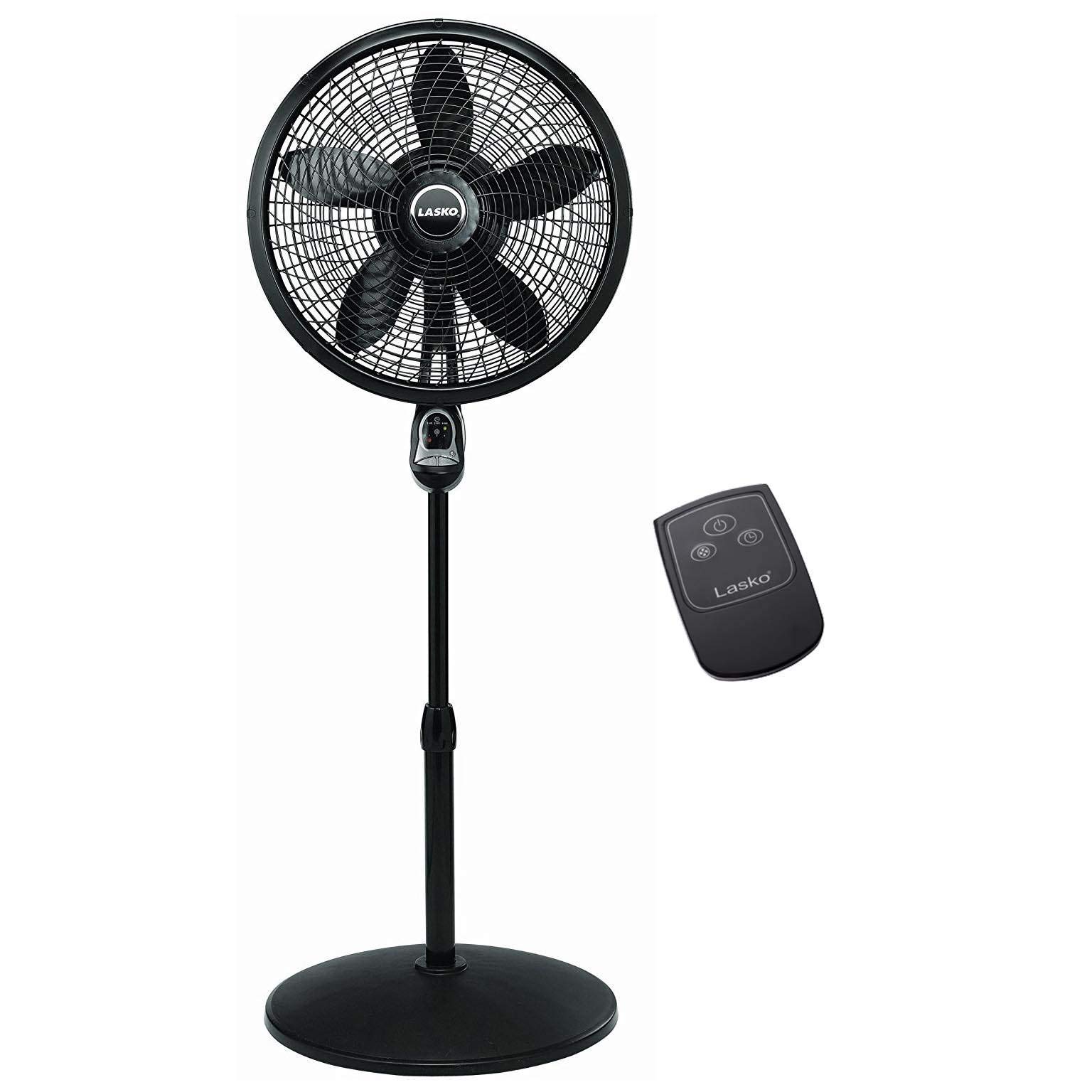 Amazon.com: Lasko 2 x 1843 18 Remote Control Cyclone Pedestal Fan, Black :  Home u0026 Kitchen