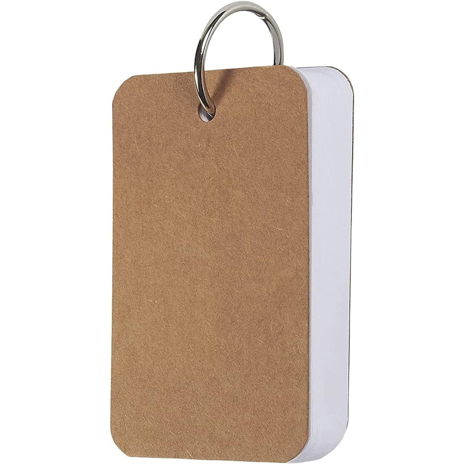 Lot de 32 cartes flash vierges avec anneaux pour étudier avec 50 feuilles chacune, 250 g/m² (5,6 x 8,9 cm)