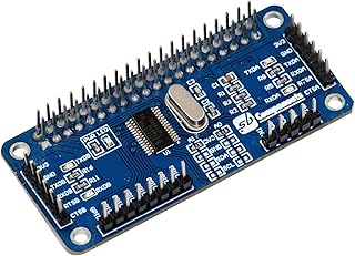 sb components Raspberry Pi Serial Expansion HAT, Provides I2C interface & 2-channel UART HAT for Raspberry Pi 4B/3B+/3B/2B/B+/A+/Zero and Zero W | Serial HAT for Raspberry Pi