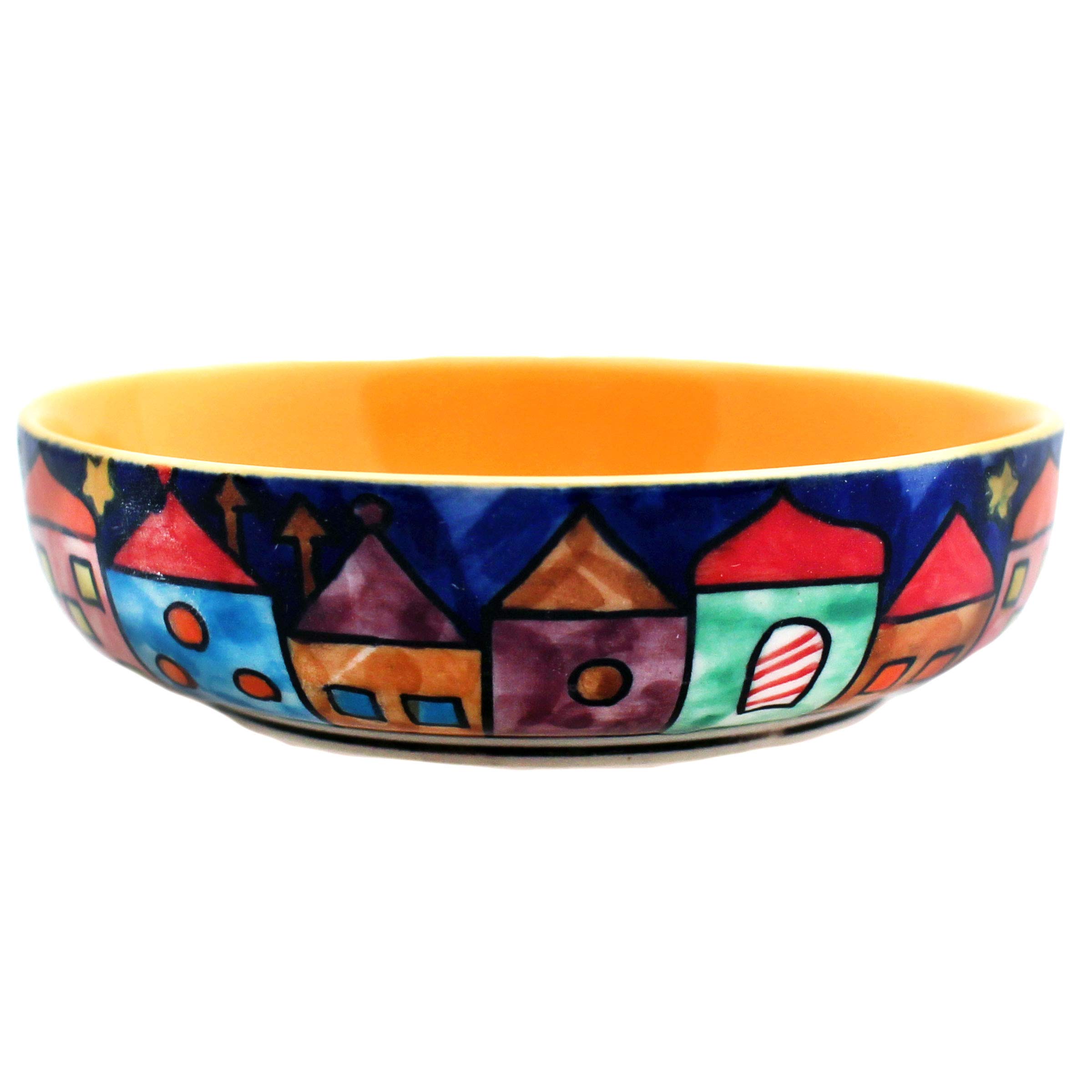 Gall&Zick 4er-Set Keramik-Schälchen – Bunte Dipschalen, Handbemalt, Spülmaschinenfest
