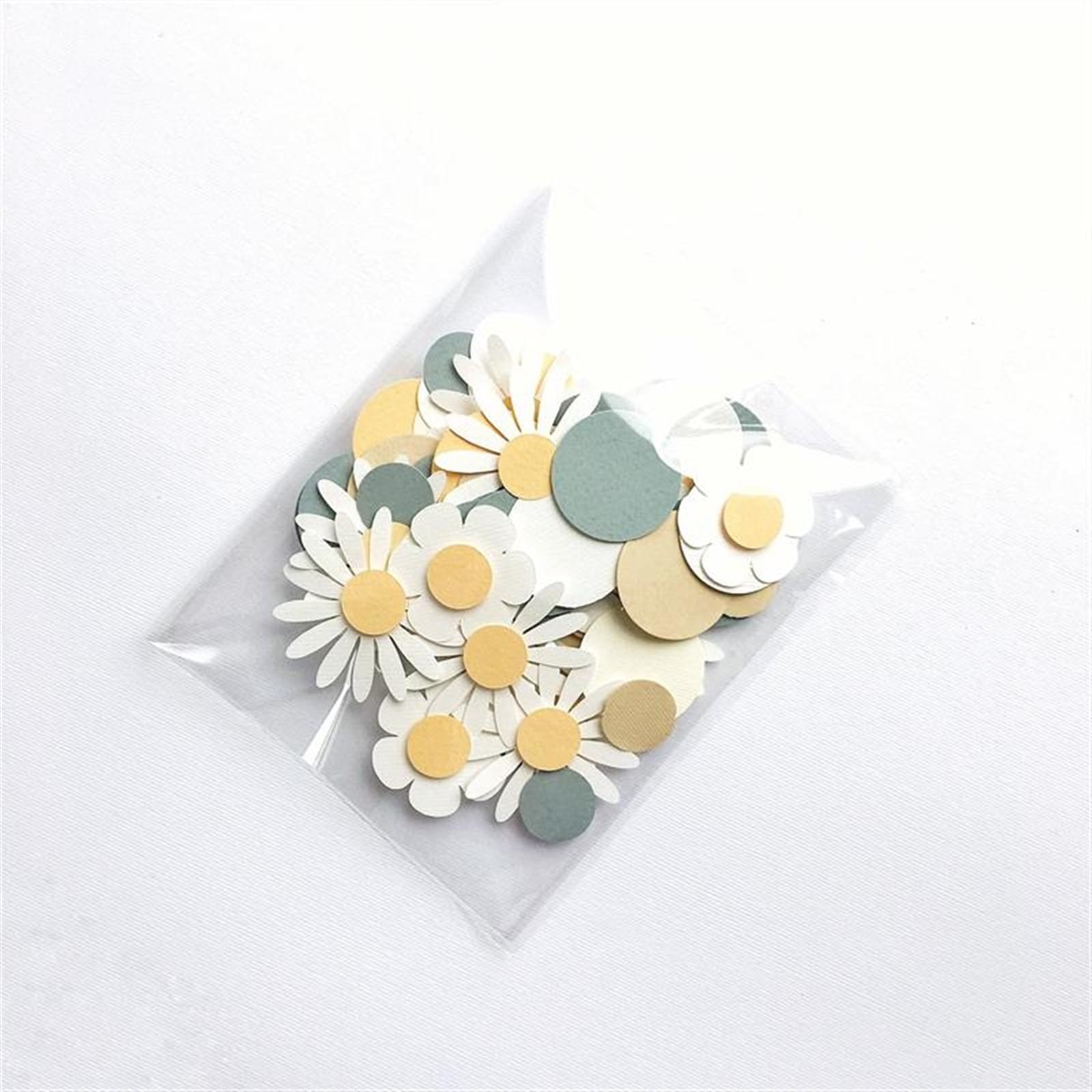 100 Stück Gänseblümchen Konfetti – Papierkonfetti Für Tischdeko – Hochzeit, Babyparty, Geburtstag