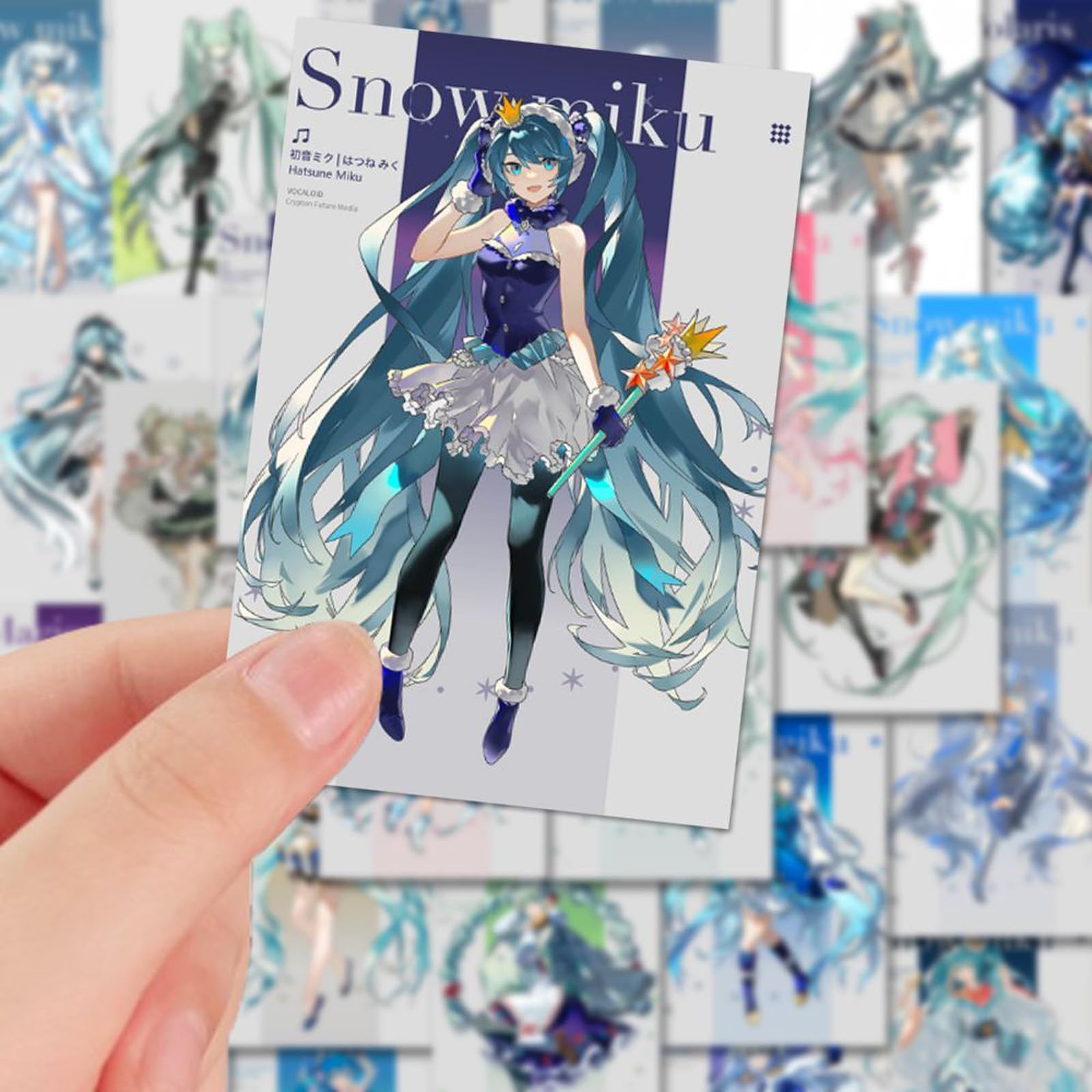 Amazon.co.jp: 初音ミク ステッカー タロット風 シール 防水デカール