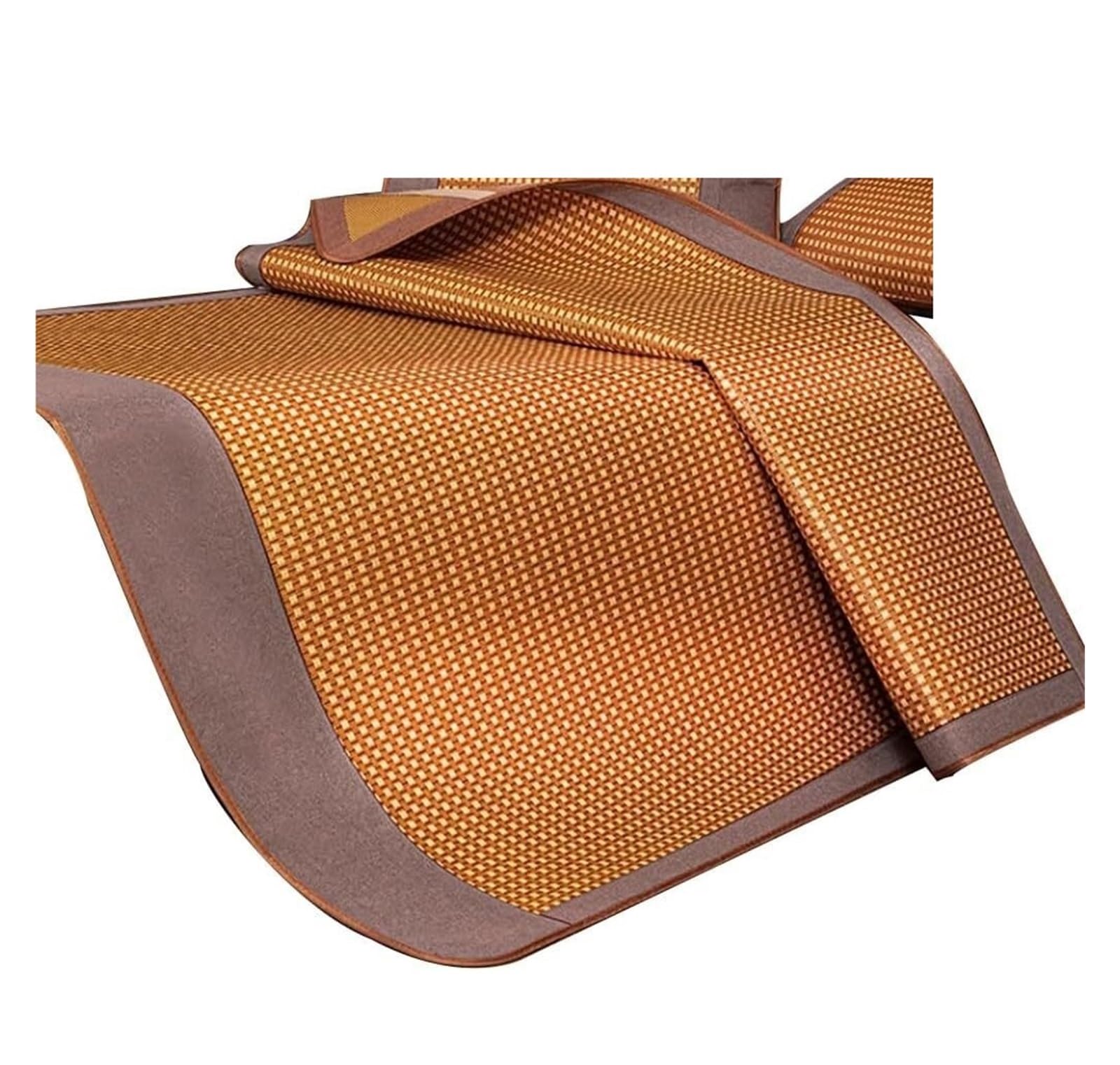 Bamboo Summer Sleeping Mat Summer Sleeping Mat Foldable Rattan Mat Breathable Cool Smooth Mattress For Single Double Bamboo Sleeping Mat Bamboo Bed Mat ( Color : A , Size : 0.9*1.9M/35*78in )