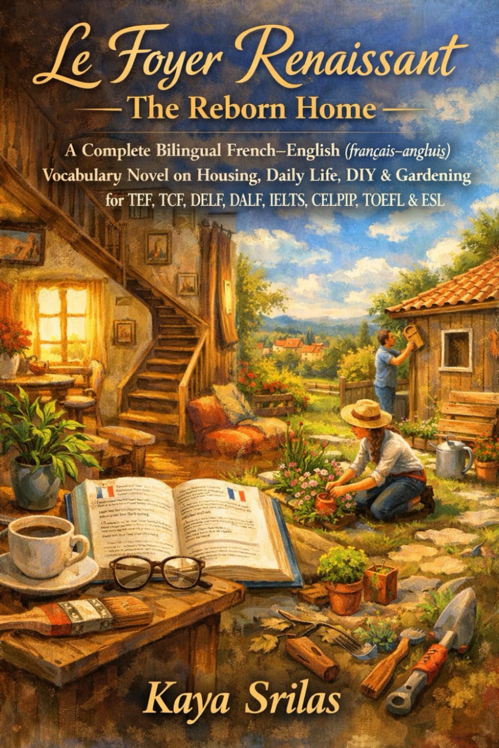 Le Foyer Renaissant / The Reborn Home: Bilingual French–English (français–anglais) Vocabulary Novel on Housing, Daily Life, DIY & Gardening for TEF, TCF, DELF, DALF, IELTS, CELPIP, TOEFL. TOEIC & ESL