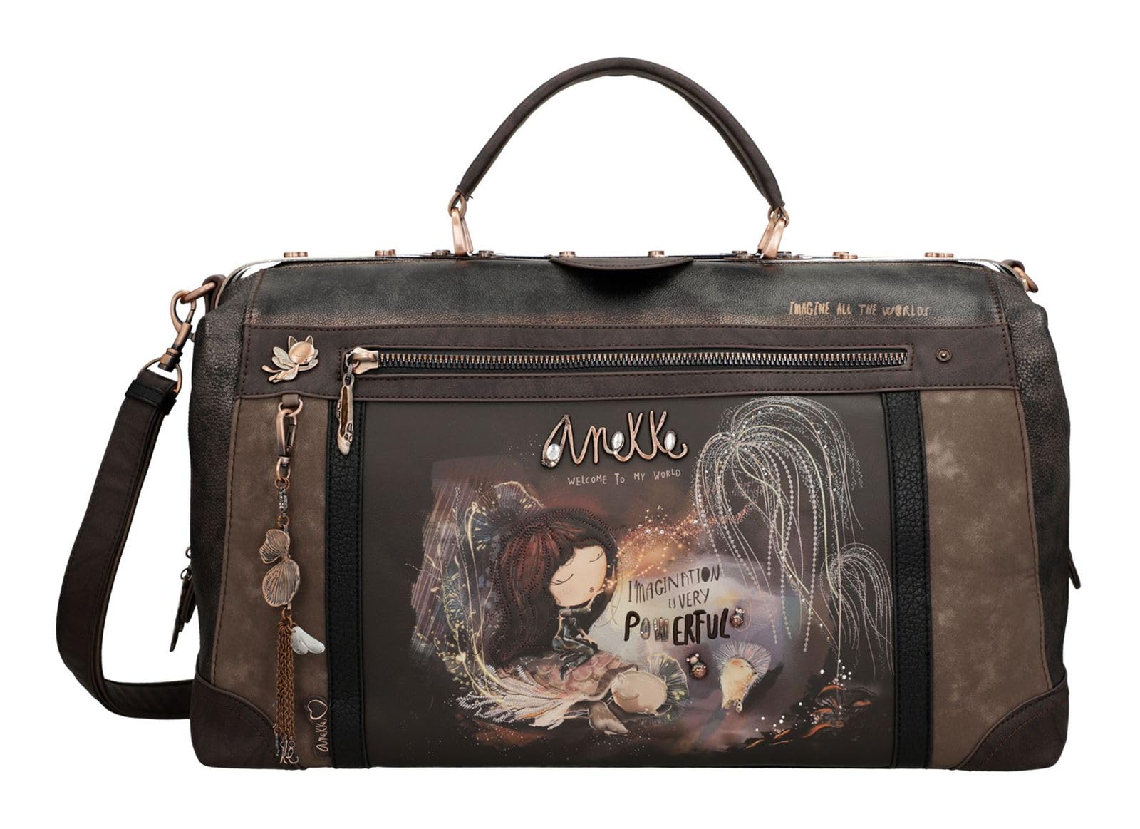 Sac de Voyage Dreamverse - Bandoulière - Dimensions : 49/30/22 cm - Accessoires et Accessoires pour Femme, Divers