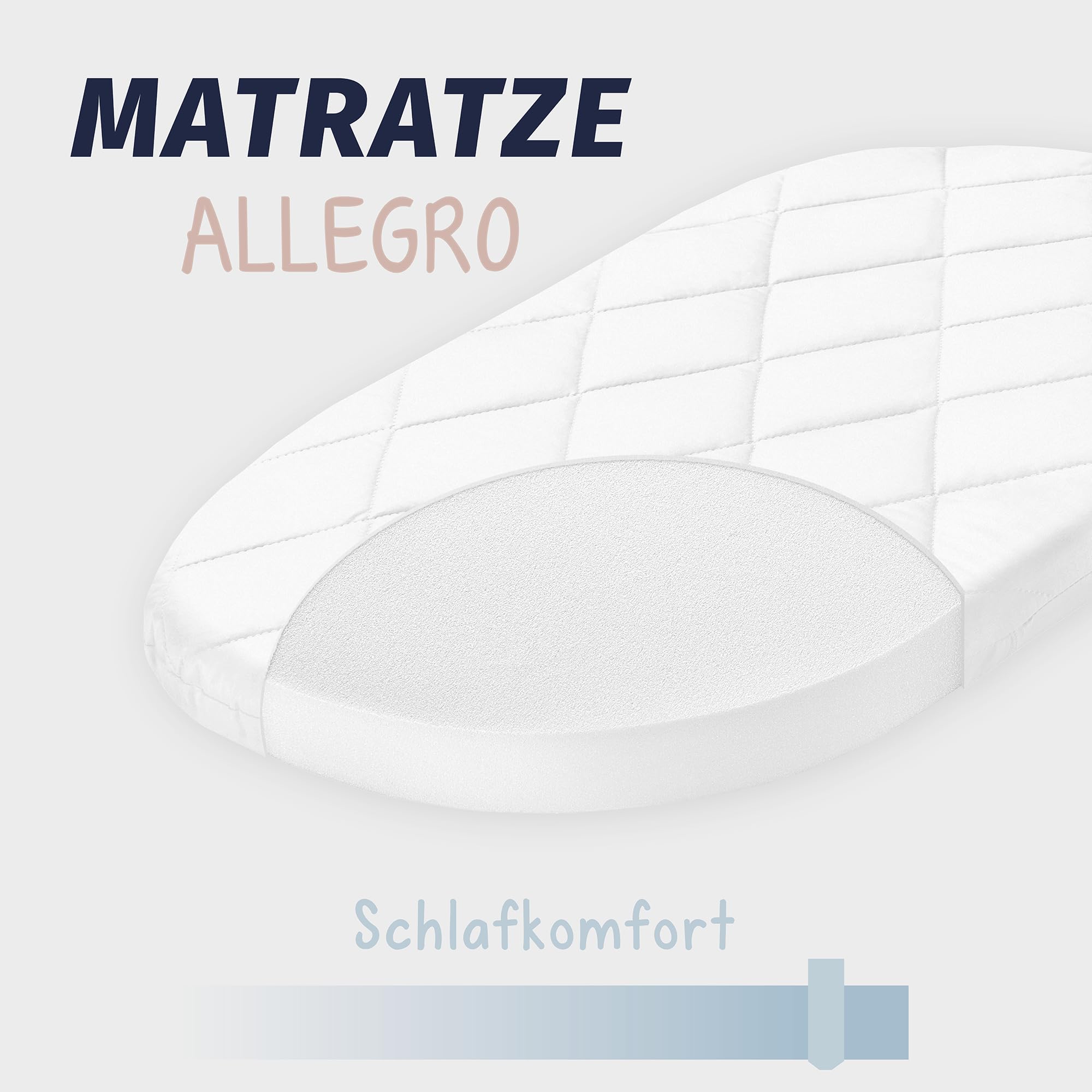 Zöllner 1820070410 - Materasso per carrello Allegro, 78 x 36 cm