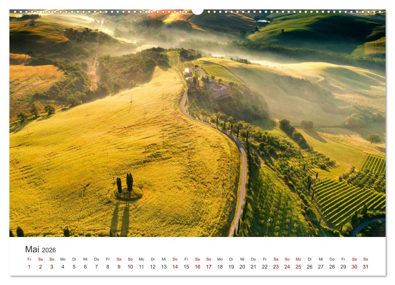 Italien - Eine Reise durch das traumhafte Italien. (hochwertiger Premium Wandkalender 2026 DIN A2 quer), Kunstdruck in Hochglanz: Eine Traumreise durch Italien. (CALVENDO Orte)