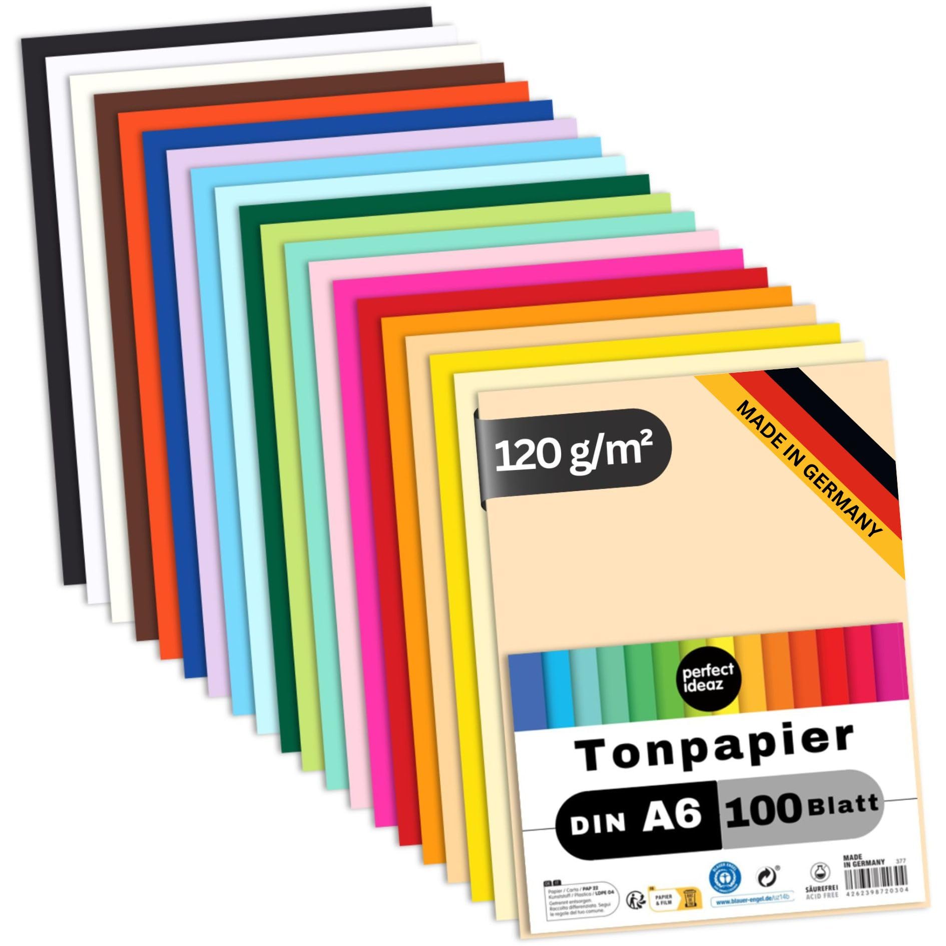 50 Feuilles Carton Photo A2 Blanc 300 G/m² – Recyclé, Certifié Ange Bleu, Fabriqué En Allemagne