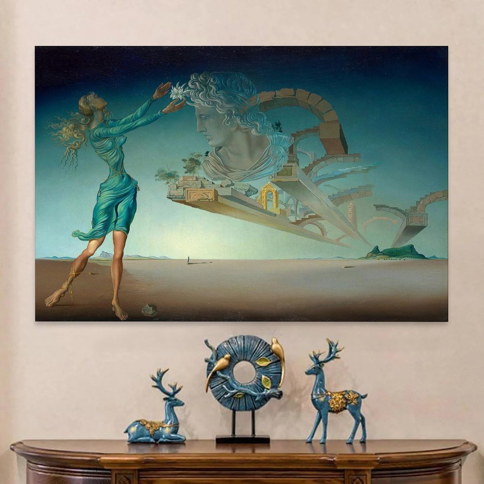 Amazon.co.jp: サルバドール・ダリ(Salvador Dali) 名作 砂漠の
