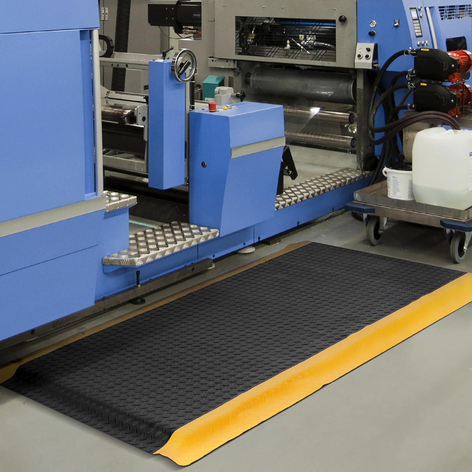 Alfombrillas antifatiga Nisorpa para aliviar el dolor de pie en talleres y fábricas de 90x150cm