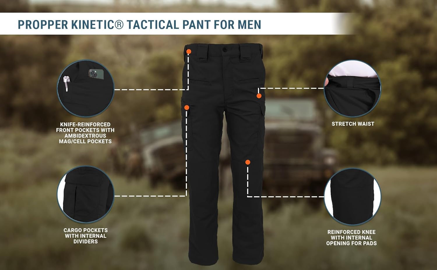 Propper Men's Kinetic Tactical Cargo Pants - Image 5