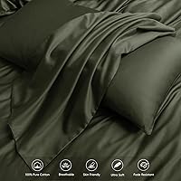 Vista 155 de MooMee Queen Duvet Cover Set, 100% Extra Long Staple Cotton 600 Thread Count Sateen Silky Soft Breathable Durable Luxury Hotel Quality Bedding Set