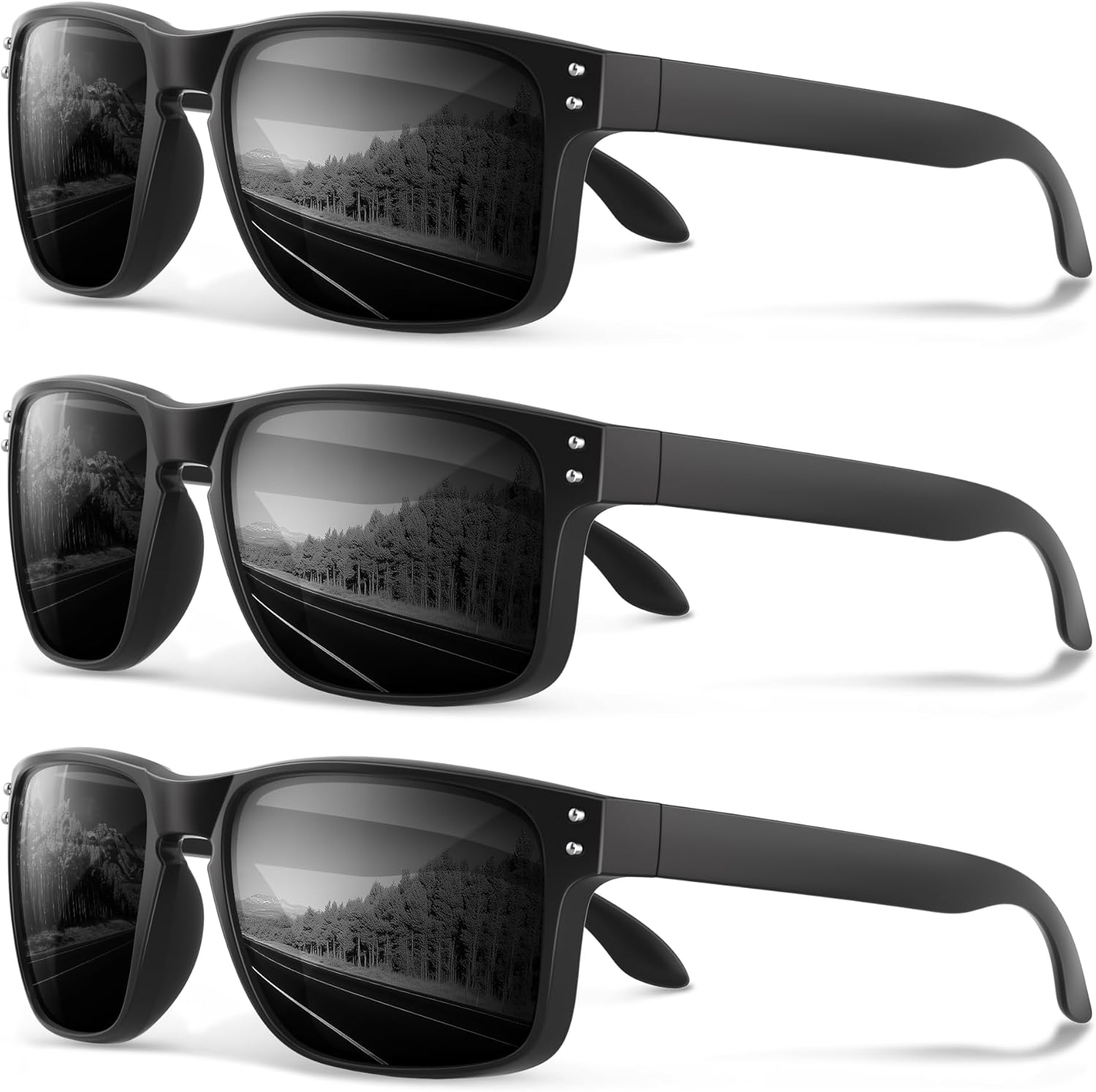 Polarized Sunglasses for Men and Women – Classic Sport Sun Glasses Shades for Driving Running Cycling Fishing