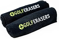 Vista 8 de Borrador de golf instantáneo, esponja de doble cara premium para palos de limpieza, zapatos y pelotas de golf, limpiador de palos de golf, limpiador