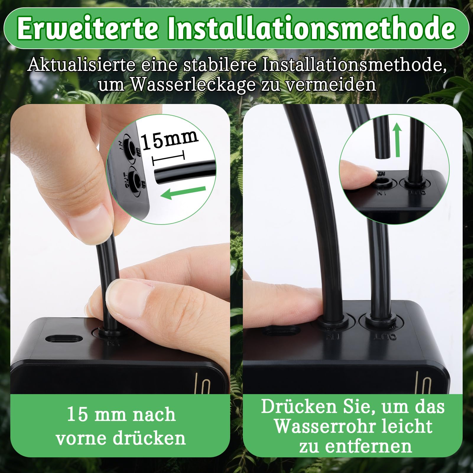 Beregnungsanlage Terrarium, 2025 WiFi Neues Luftbefeuchter Terrarium, Mobiltelefonsteuerung Intelligentes Reptilien Benebelungssystem Kann um 360° Gedreht Werden