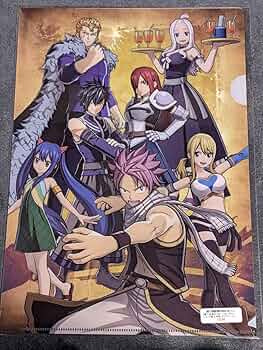 フェアリーテイル　クリアファイル　セット FAIRY TAIL フェアリーテイル クリアファイル ステッカー セット