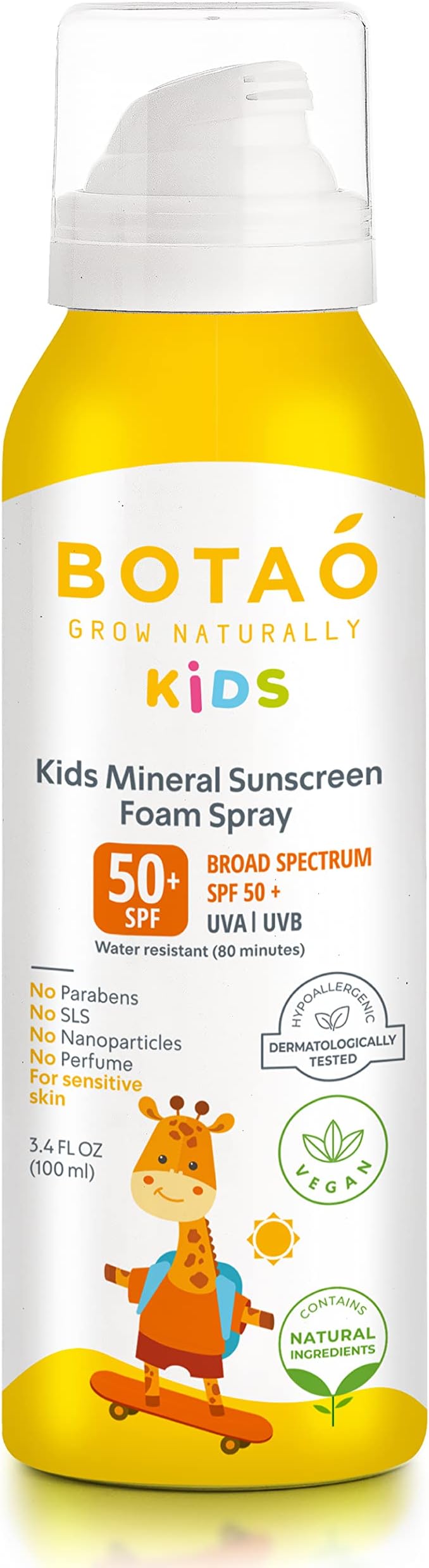BOTAO Kid’s Sunscreen Foam Spray
