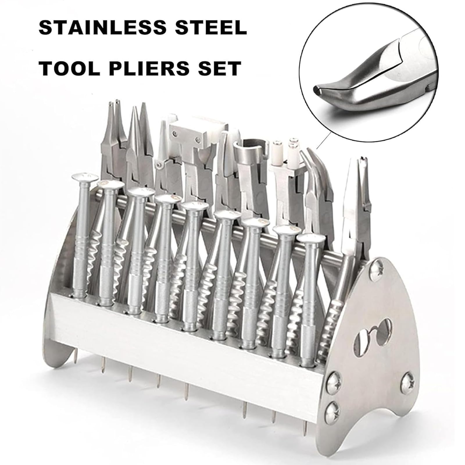 Optische Brillen-Reparaturwerkzeuge, Brillengestell-Reparatur-Schraubendreher-Set Mit 9 Zangen Und 9 Schraubendrehern Und Aufbewahrungsregal, Tragbar Und Robust, Für Einzelpersonen