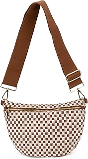 The Fiona | Woven Bum Bag | Stylish Woven Crossbody Bag | Adjustable Str...