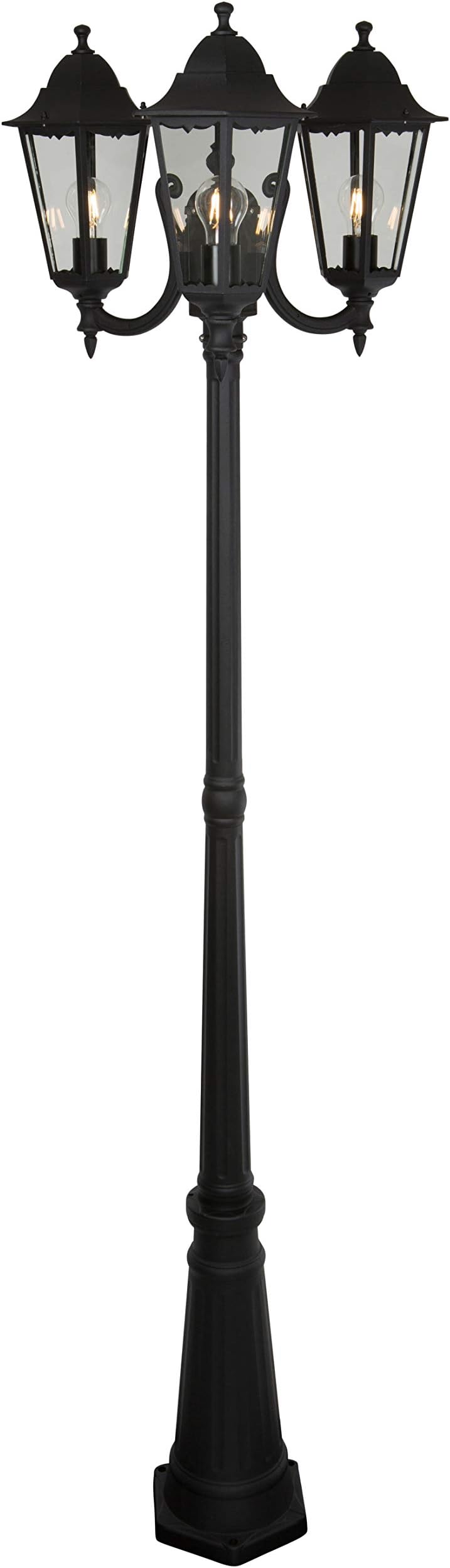 Smartwares 10.009.15, Aluminium, E27 (Edison Screw), Black, 220 cm