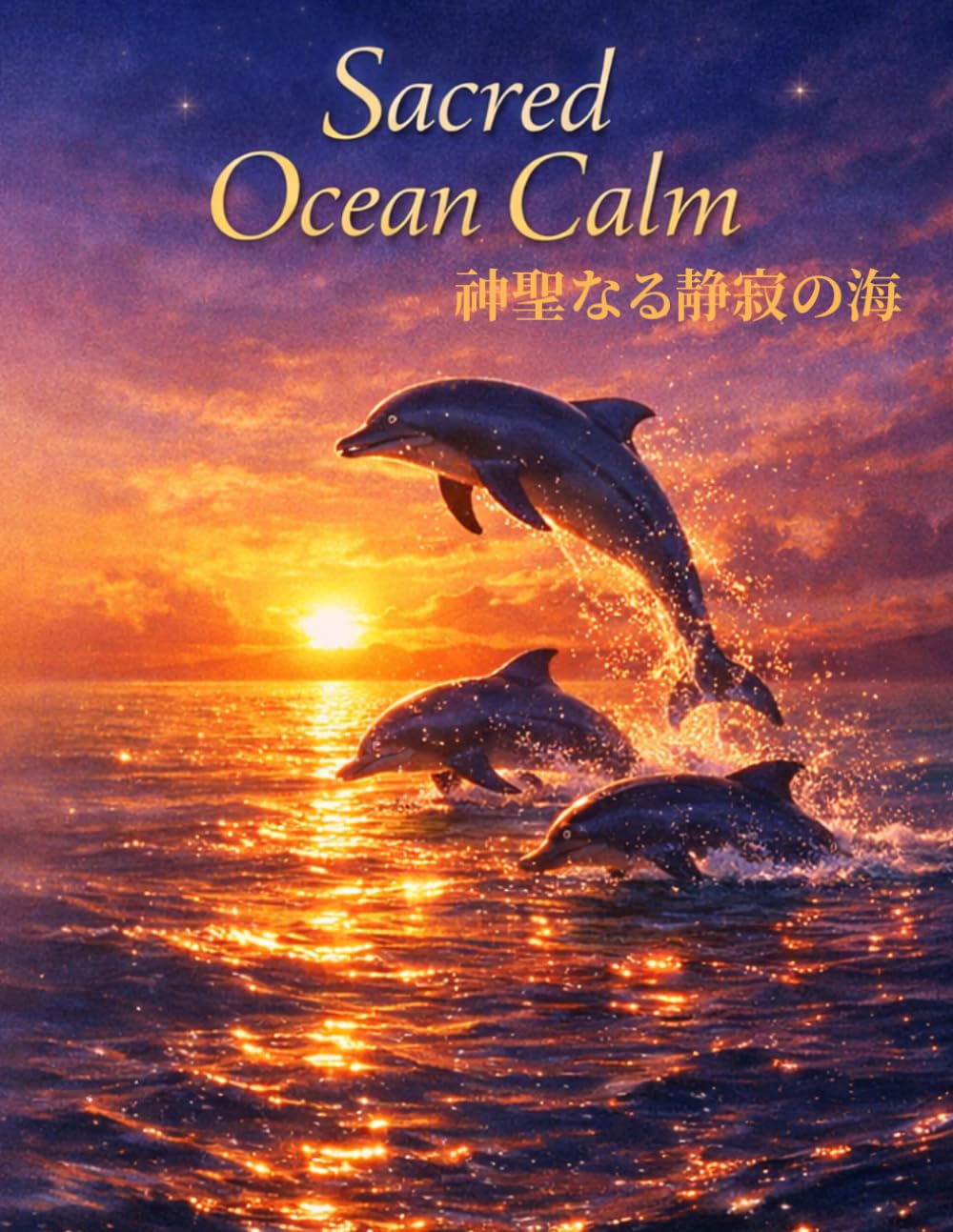 神聖なる静寂の海・大人のぬりえ　Sacred Ocean Calm: 癒しとリラックスを深める穏やかな海の大人の塗り絵 (幸運を引き寄せる神秘ぬりえシリーズ)