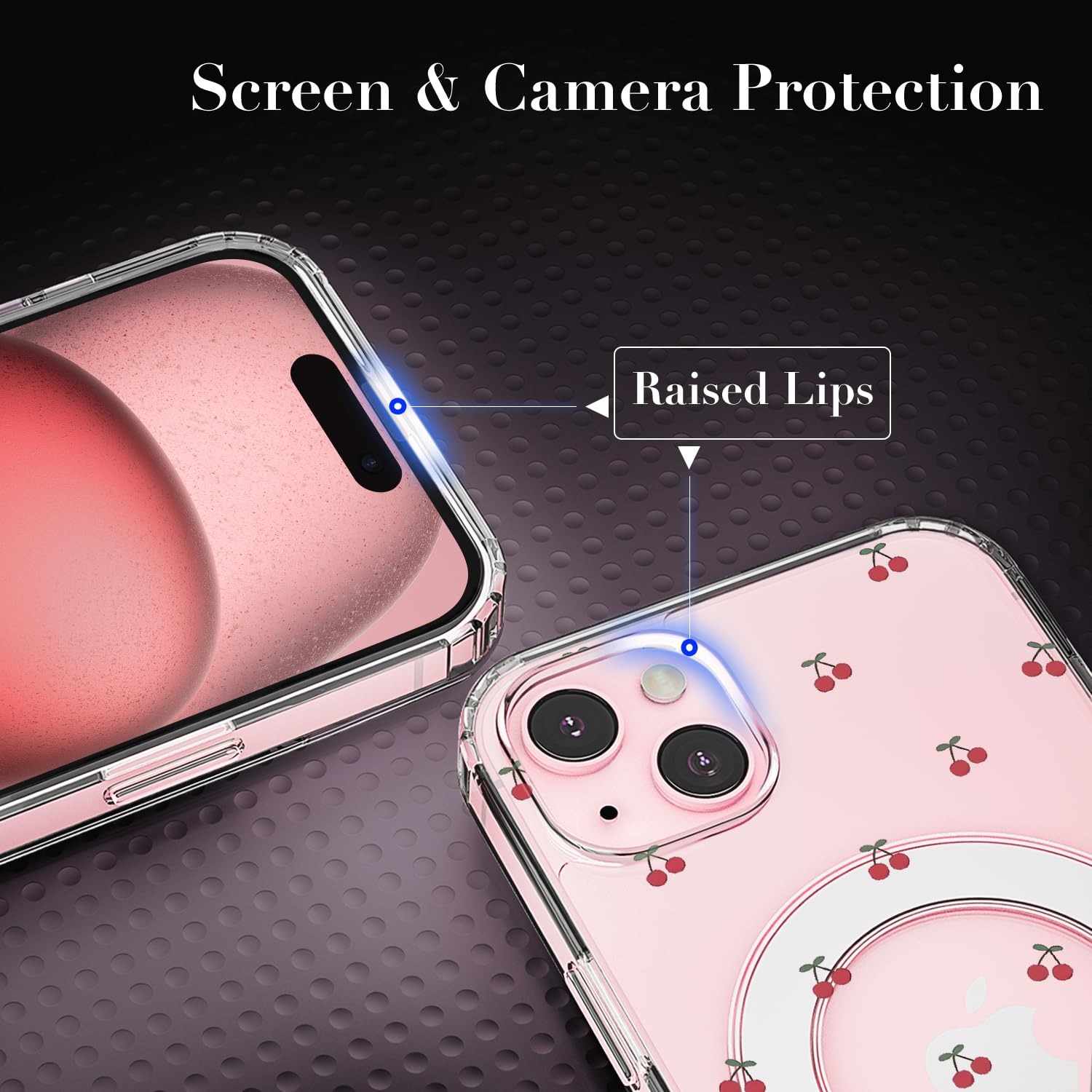 Lotadilo Cute Case For IPhone 15 For Women Girls - Funny Drink Design Compatible