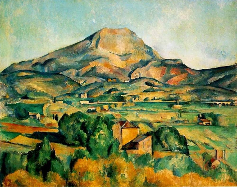 18 Oil Paintings Mont Sainte Victoire 1895 Paul Cezanne