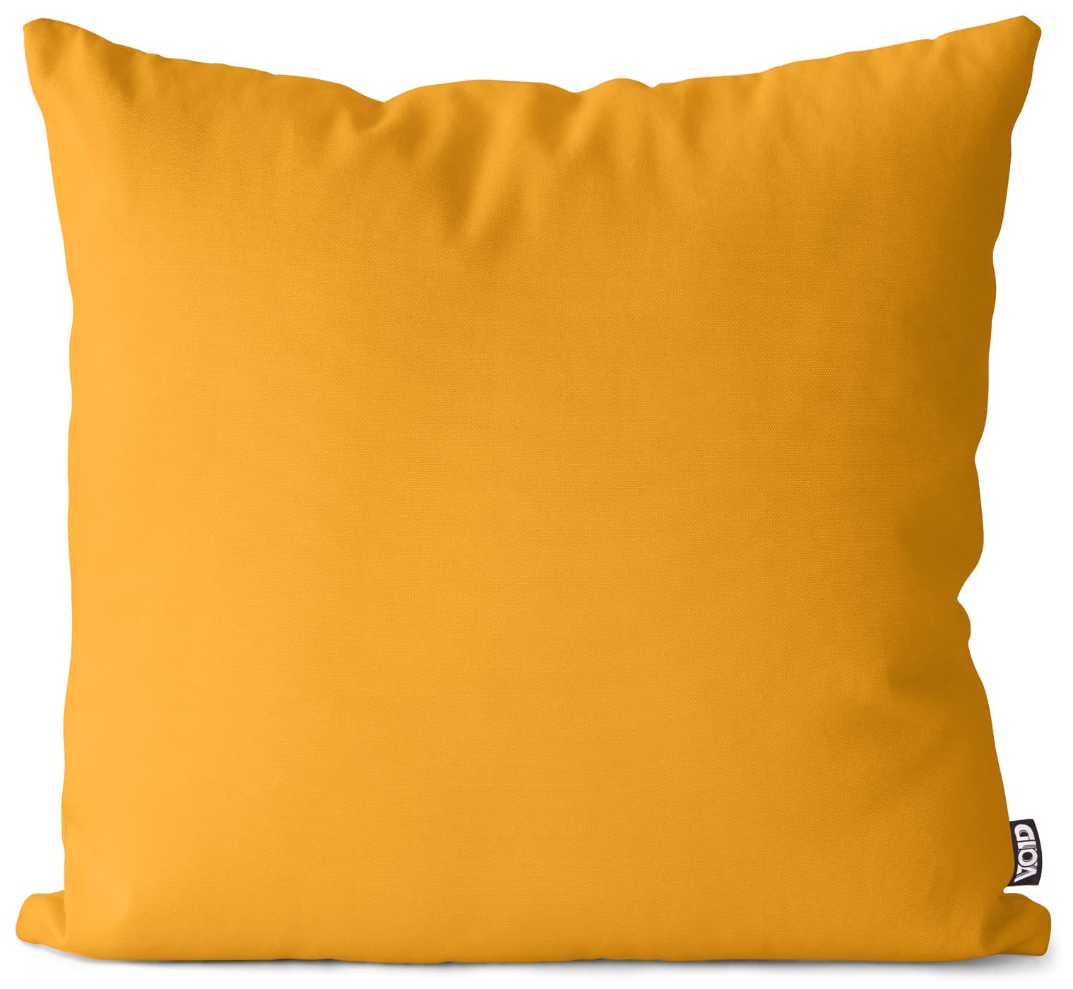 VOID Kissenbezug wetterfest Kissenhülle Polyester wasserfest Dekokissen Outdoor Kissen Zierkissen, Kissen Größe:80 x 80 cm, Kissen Farbe:Orange
